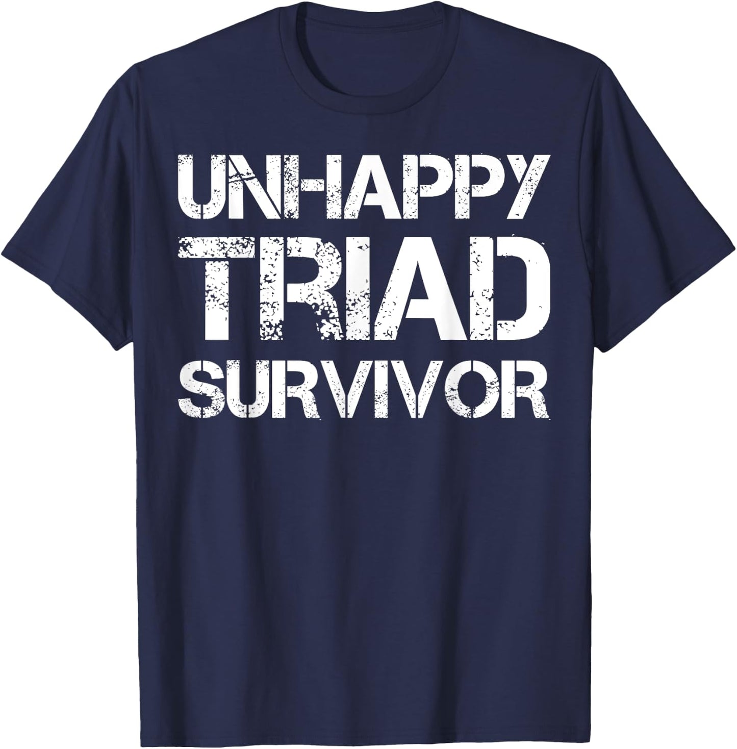 Unhappy Triad Survivor T-Shirt - T-Shirt | Navy
