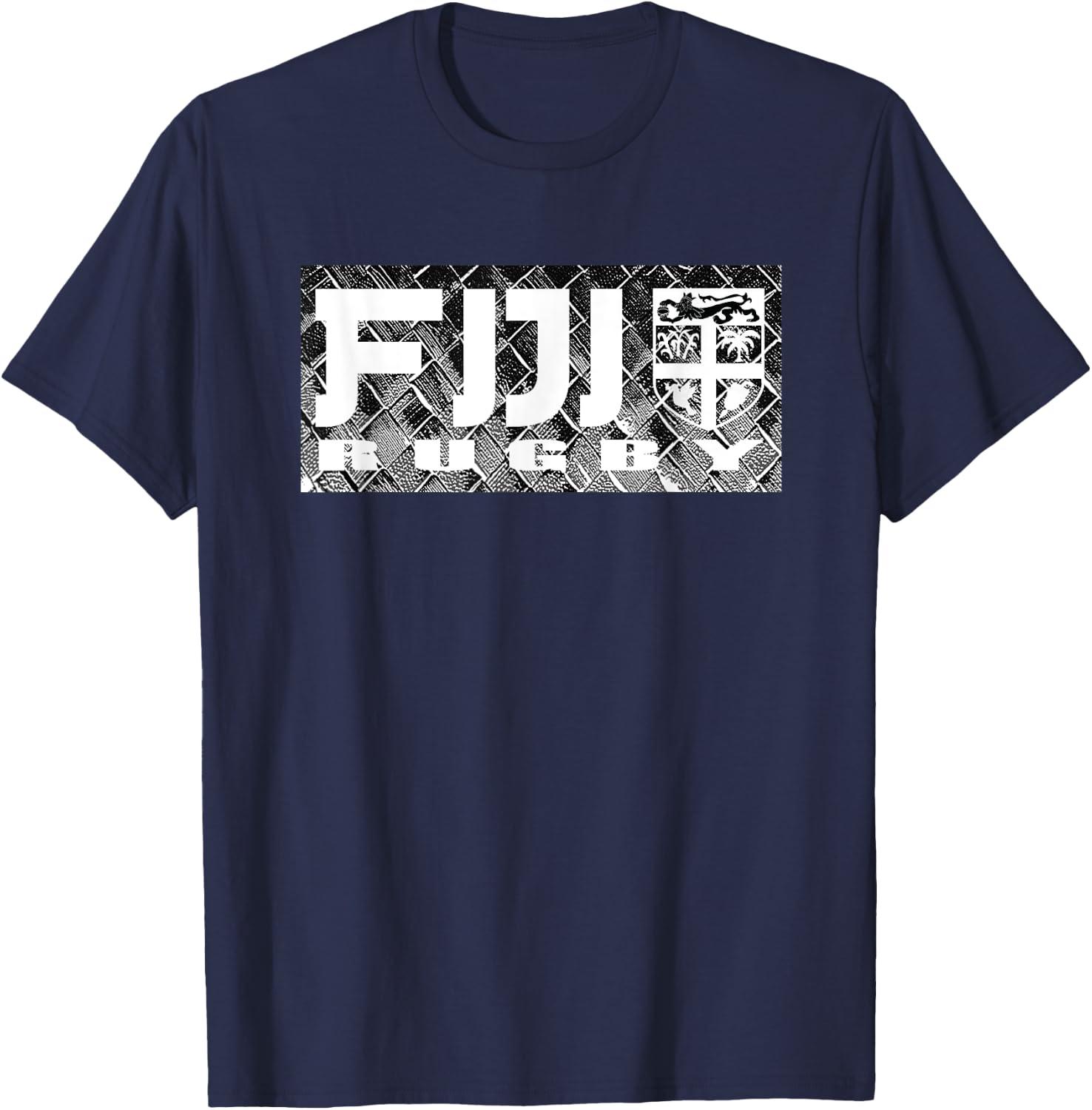 Fiji Rugby Shirt, Fan Shirt for Fijian Rugby T-Shirt - T-Shirt | Navy