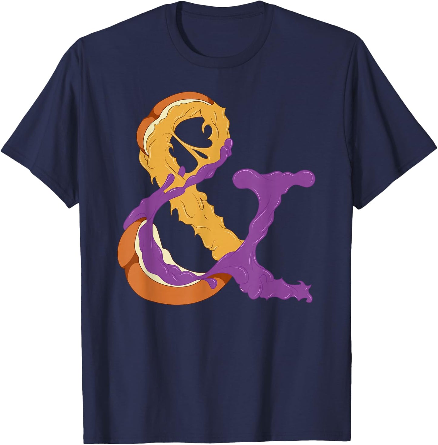 Peanut Butter Lover - Costume Peanut Butter and Jelly T-Shirt - T-Shirt | Navy
