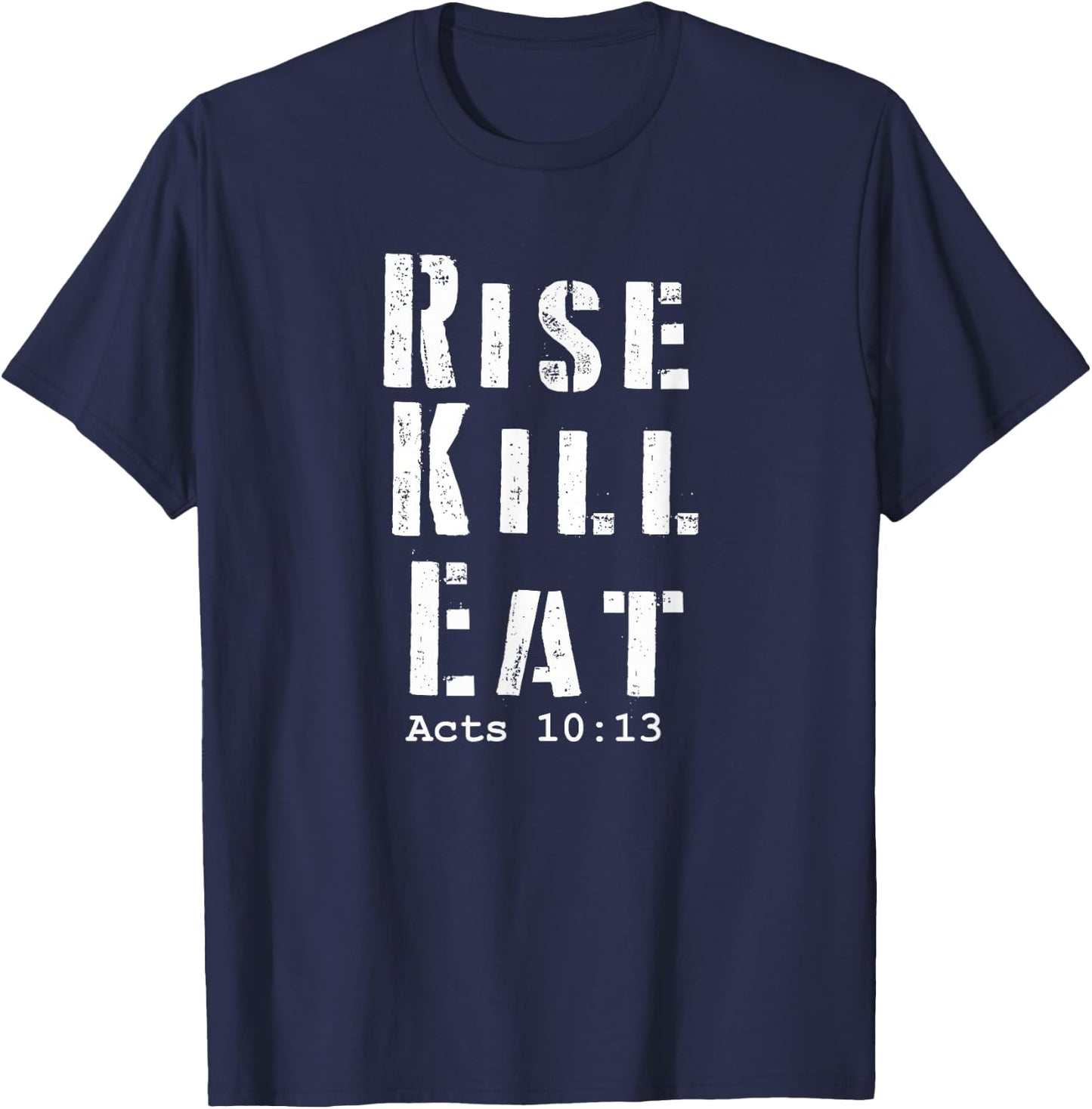 Christian Hunter Scripture T-Shirt - T-Shirt | Navy