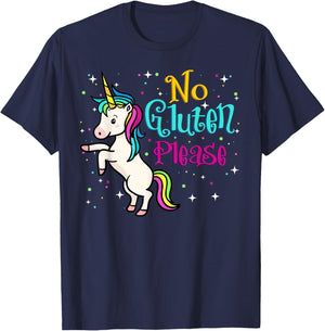 No Gluten Please Shirt Celiac Disease Autoimmune Eco Gift T-Shirt - T-Shirt | Navy