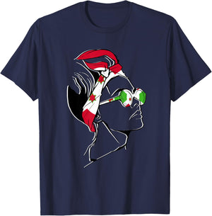 Burundi Flag Girl Head Scarf Burundian Pride Burundian Roots T-Shirt - T-Shirt | Navy