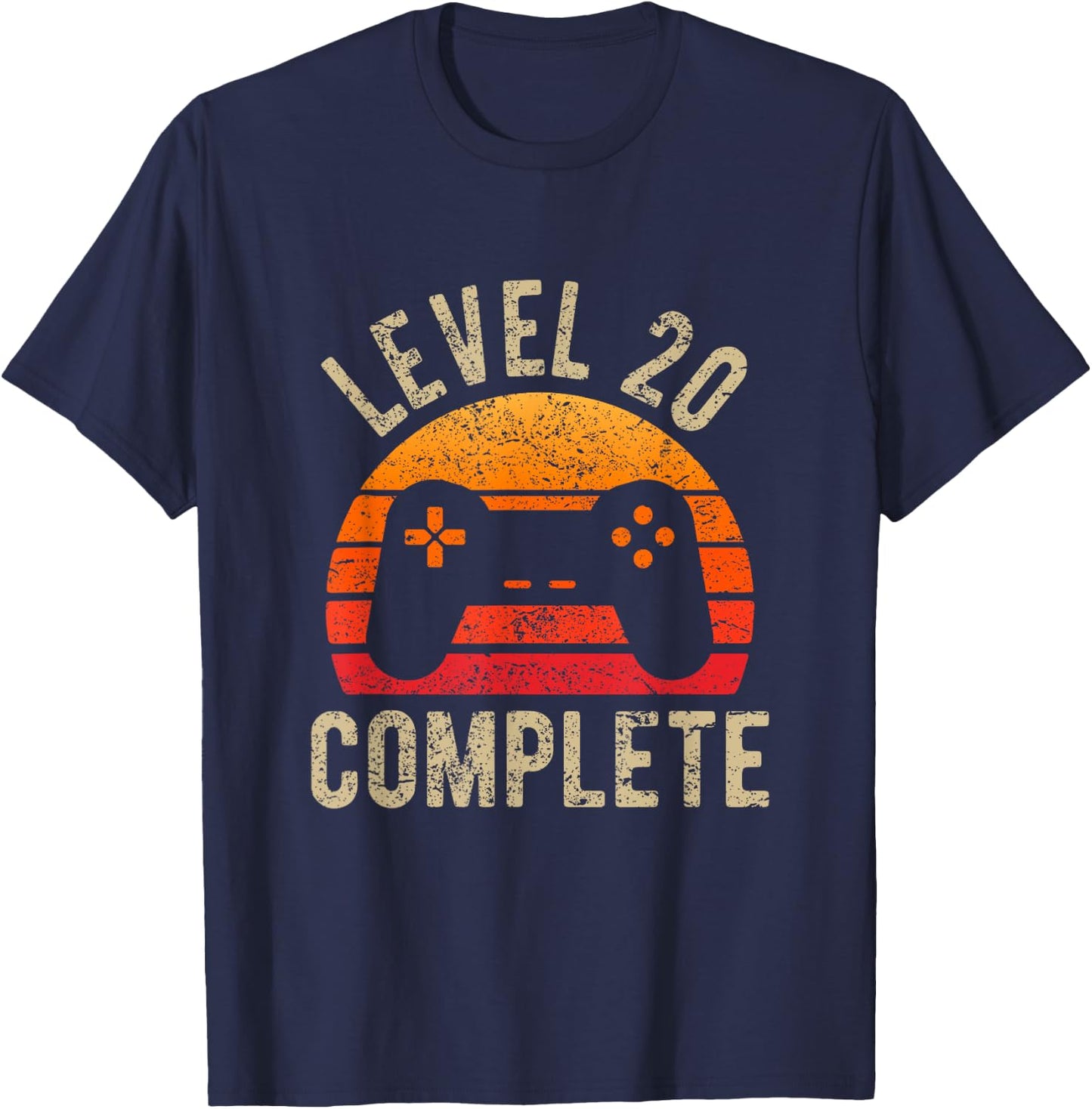 20th Birthday Men 20-YO Women Anniversary 20 Years Marriage T-Shirt - T-Shirt | Navy
