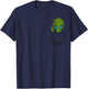 Alien Pocket Cool Funny Cute Peace UFO Gift T-Shirt - T-Shirt | Navy