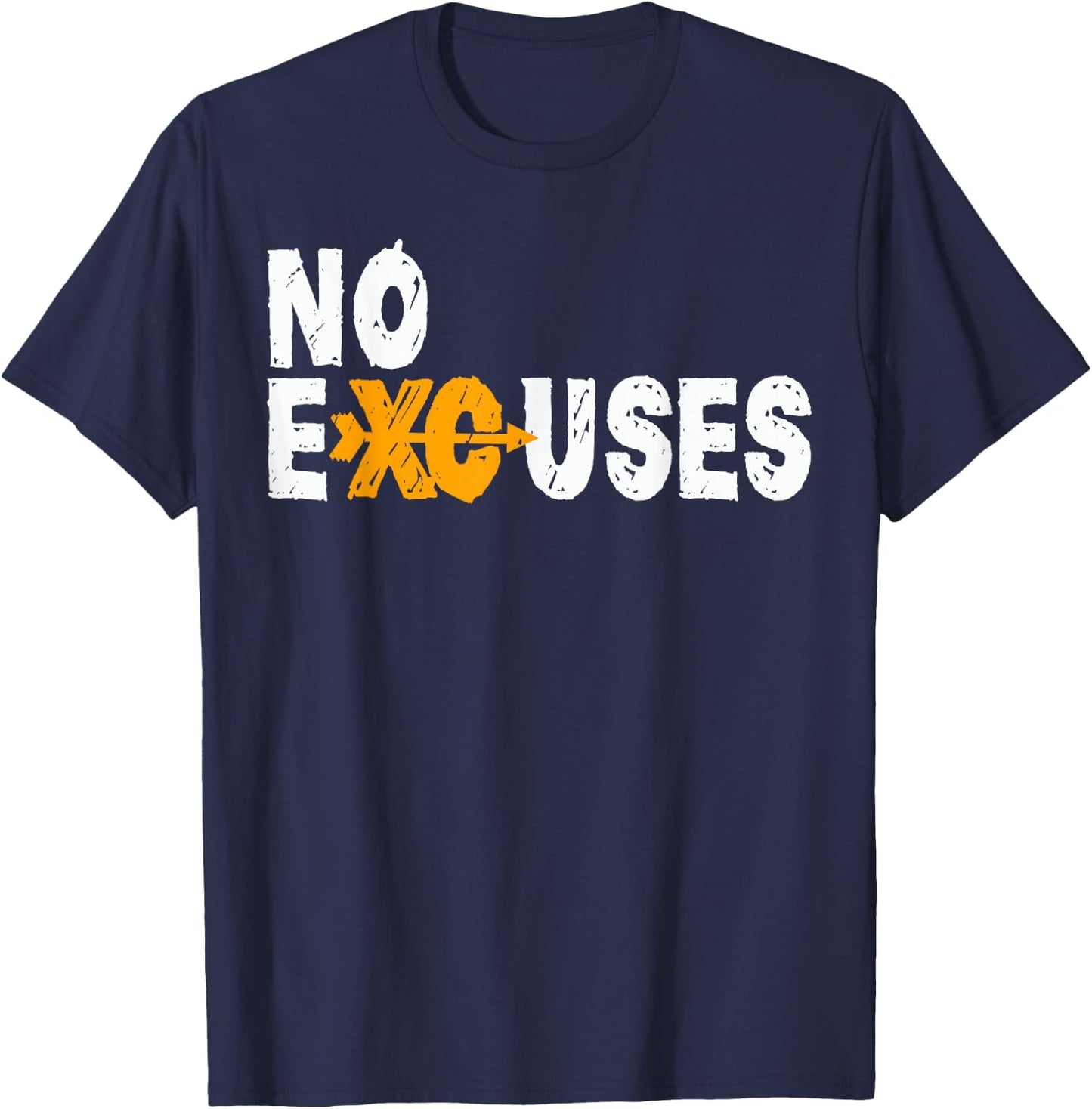 No Excuses Cross Country Running Shirt for XC Runners T-Shirt - T-Shirt | Navy