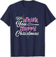 We Whisk You a Merry Christmas Holiday Baker Baking T-Shirt - T-Shirt | Navy