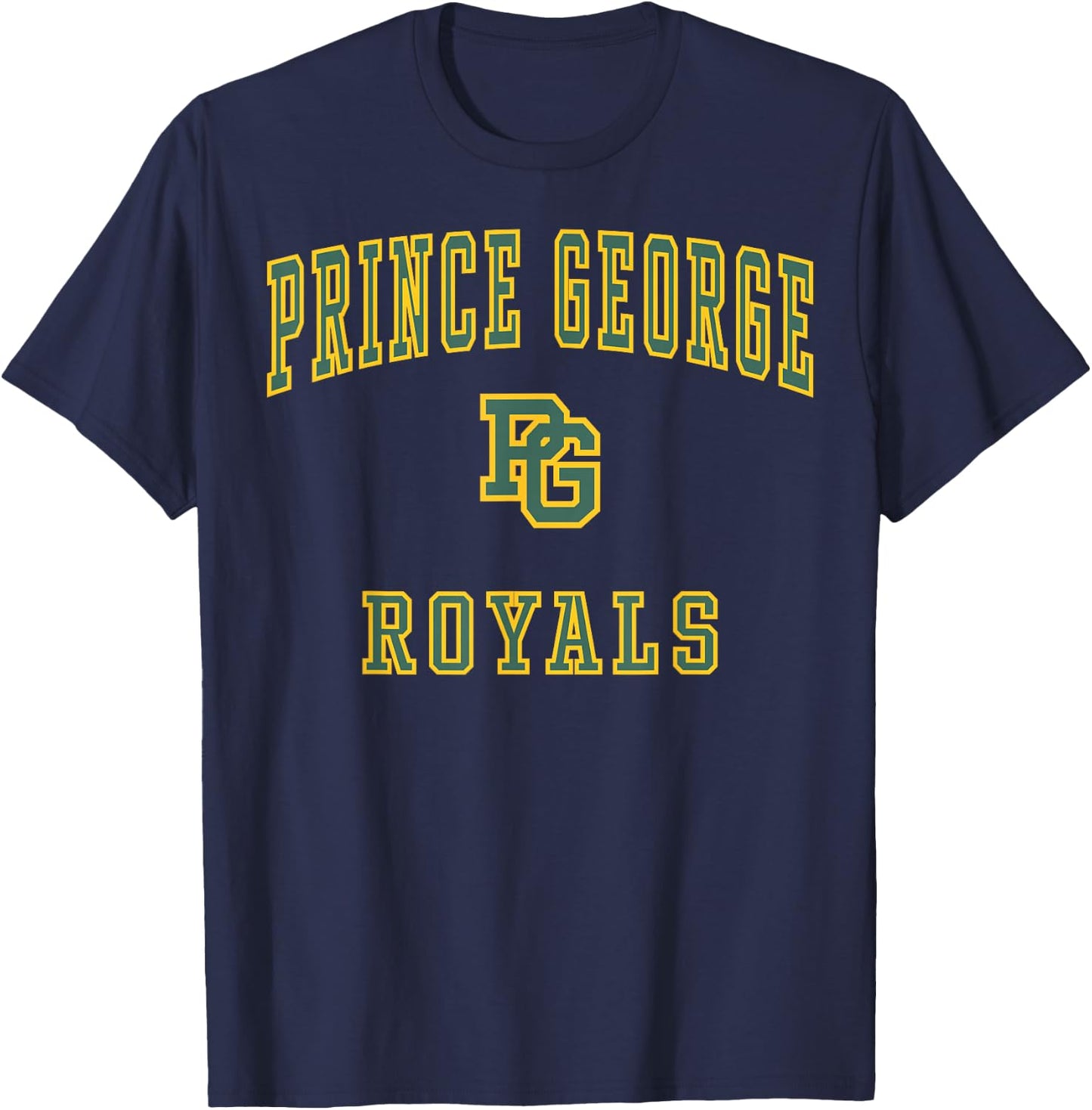 Prince George High School Royals C1 T-Shirt - T-Shirt | Navy