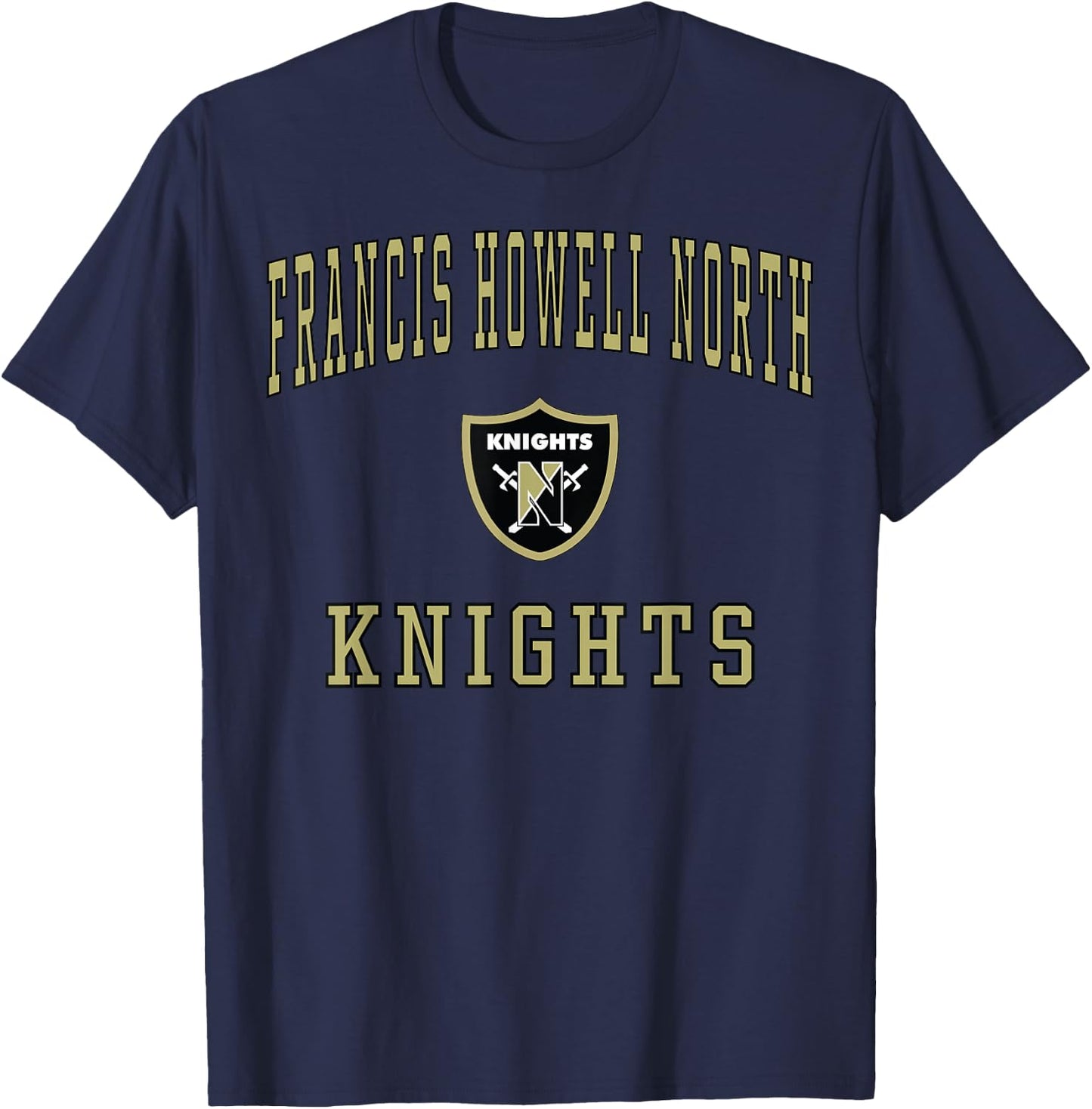 Francis Howell North High School Knights T-Shirt - T-Shirt | Navy
