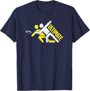 Ultimate Frisbee | Extreme Disc Golf Shirt Sports T-Shirt - T-Shirt | Navy
