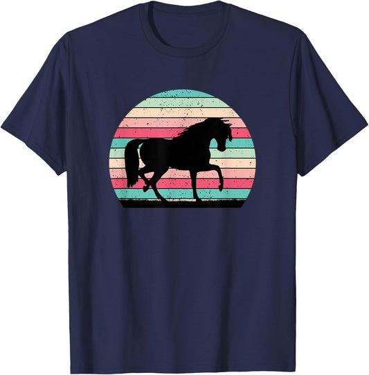 Arabian horse Beauty graphic design T-Shirt - T-Shirt | Navy