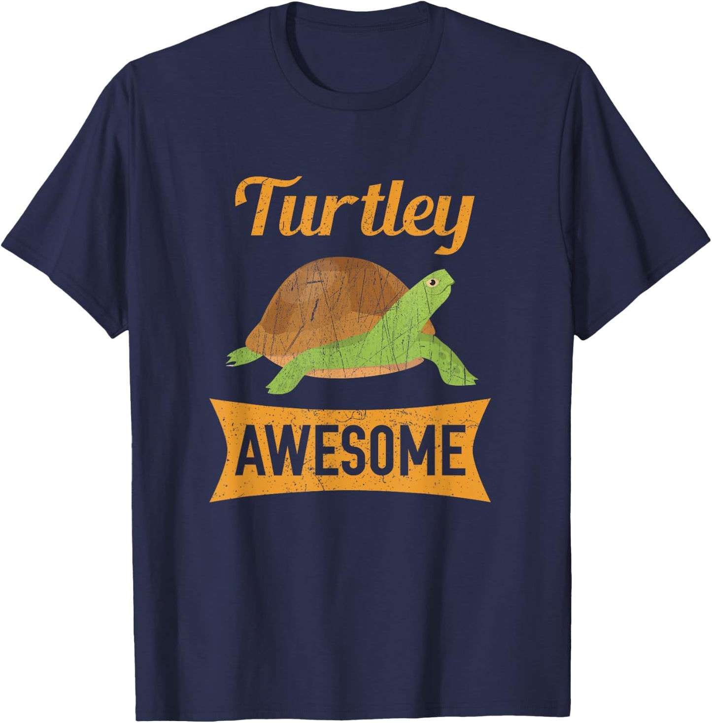 Turtley Awesome Shirt - Turtle T-Shirt - T-Shirt | Navy