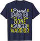 Bone Cancer Awareness Movement for Daughter Ribbon T-Shirt - T-Shirt | Navy