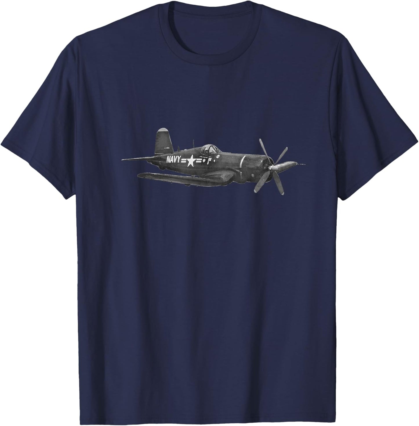 Vought F4U Corsair - Military T-Shirt - T-Shirt | Navy