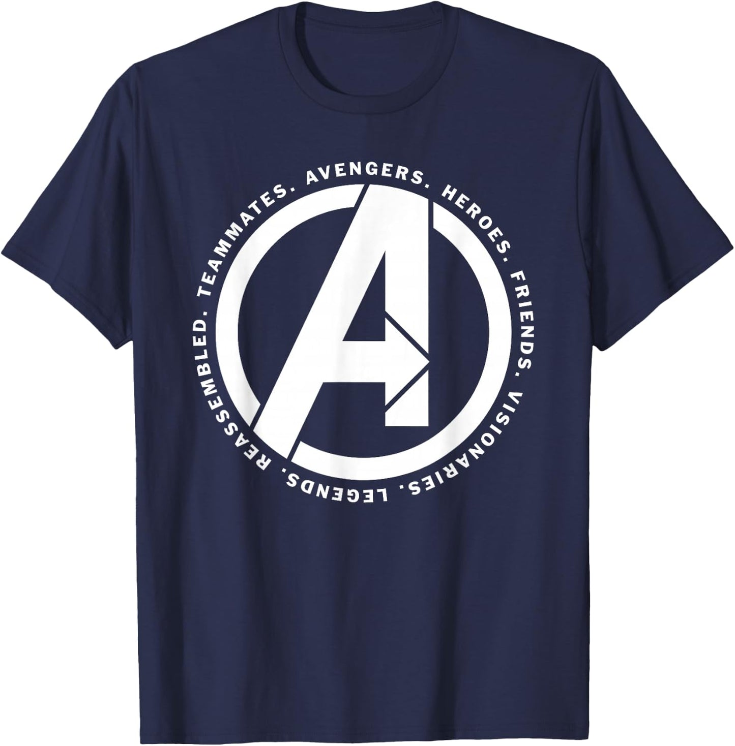 Marvel Avengers: Endgame Logo Heroes and Legends Small T-Shirt - T-Shirt | Navy