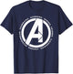 Marvel Avengers: Endgame Logo Heroes and Legends Small T-Shirt - T-Shirt | Navy