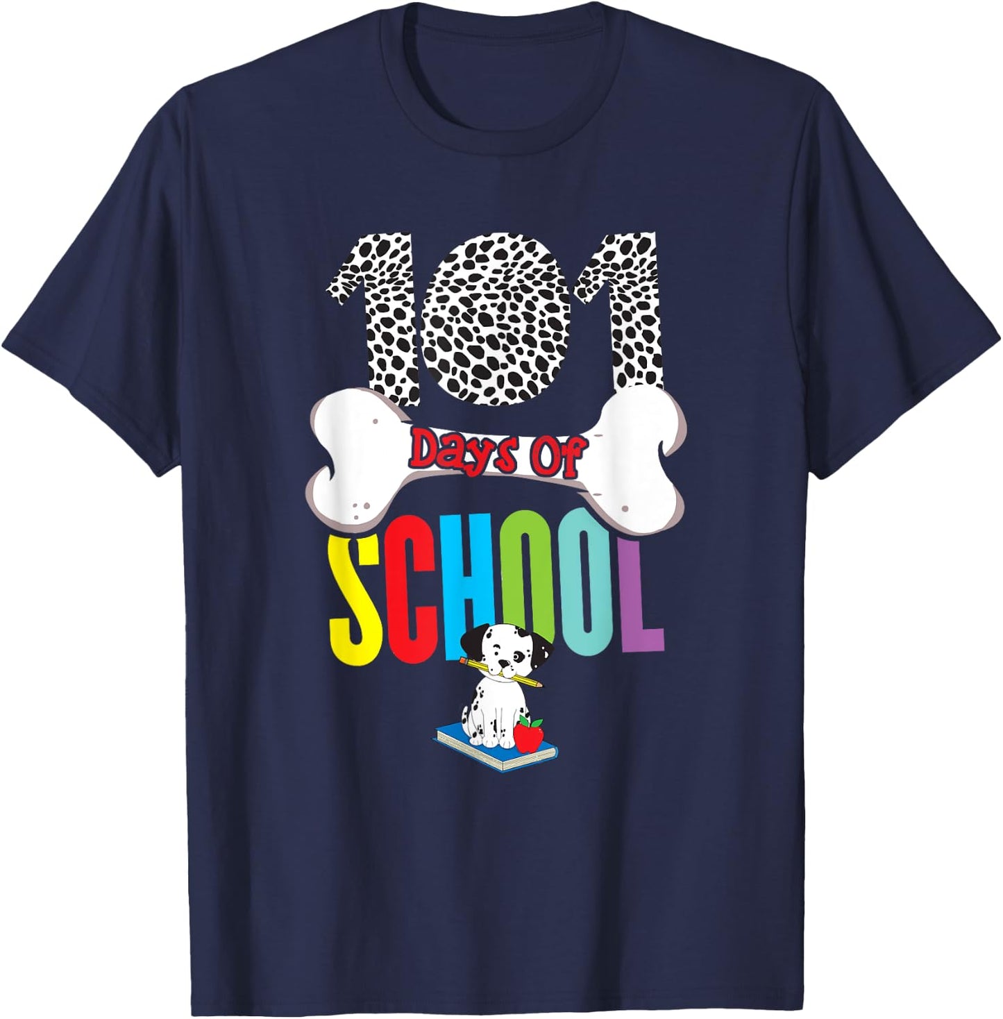 101st Days of School - 100th Day Class 101th Kids Teacher T-Shirt - T-Shirt | Navy
