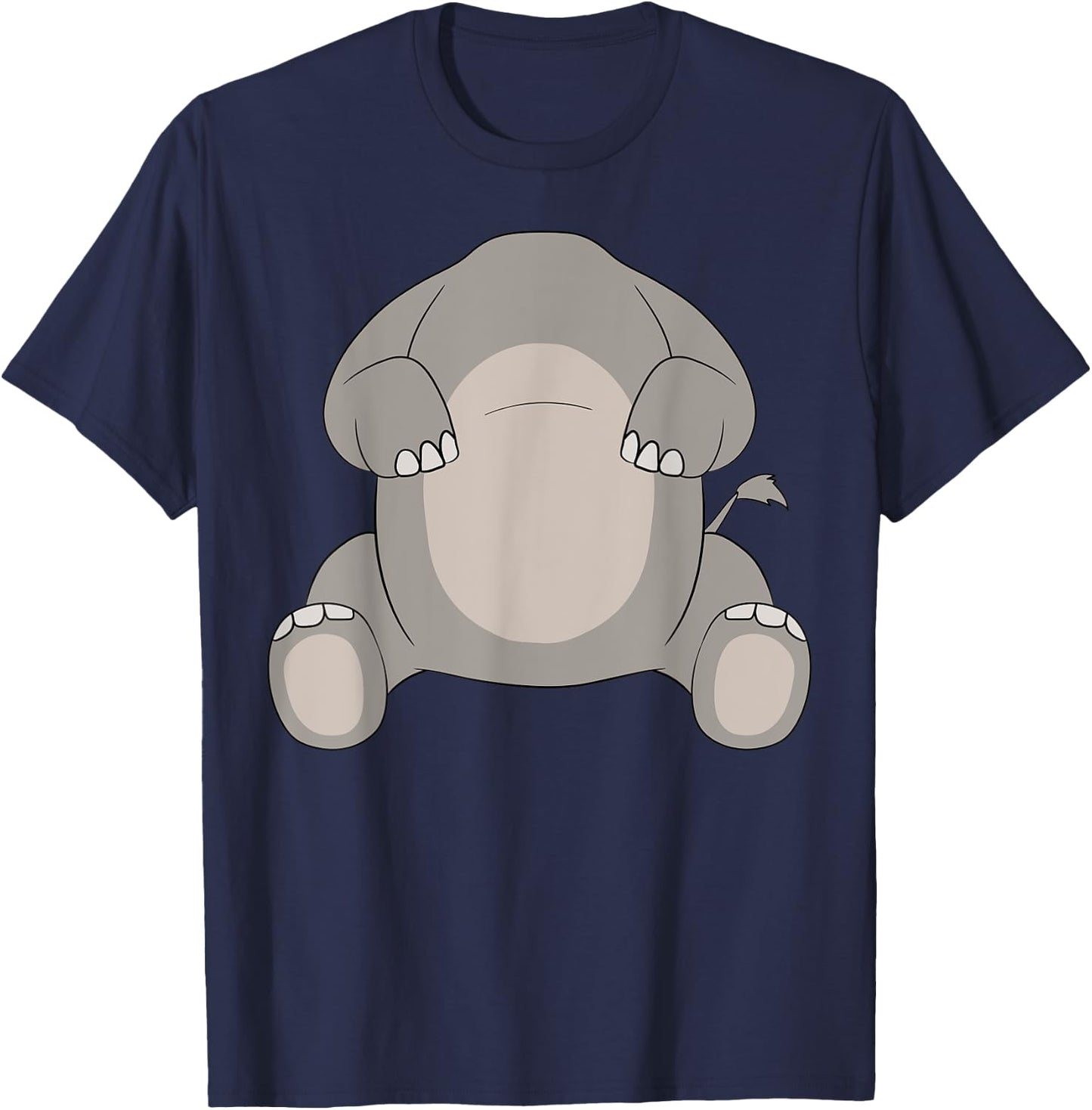Elephant Body Costume Easy Halloween Costume Gift Funny T-Shirt - T-Shirt | Navy