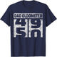 Oldometer 49-50 Funny 50th Birthday Odometer Gift Dad T-Shirt - T-Shirt | Navy