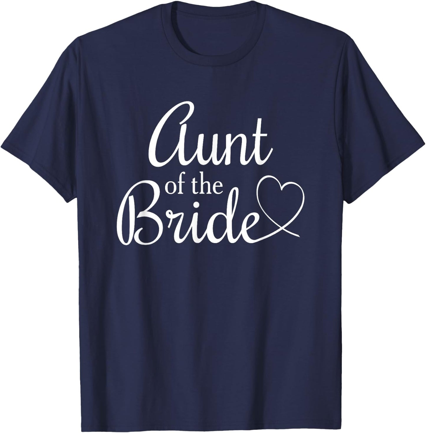 Cool Aunt Of The Bride T-Shirt - T-Shirt | Navy