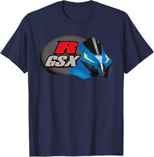 GSXR sport bike motorcycle gixxer T-Shirt - T-Shirt | Navy