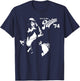Queen Official Live at The Rainbow 74 Freddie T-Shirt - T-Shirt | Navy