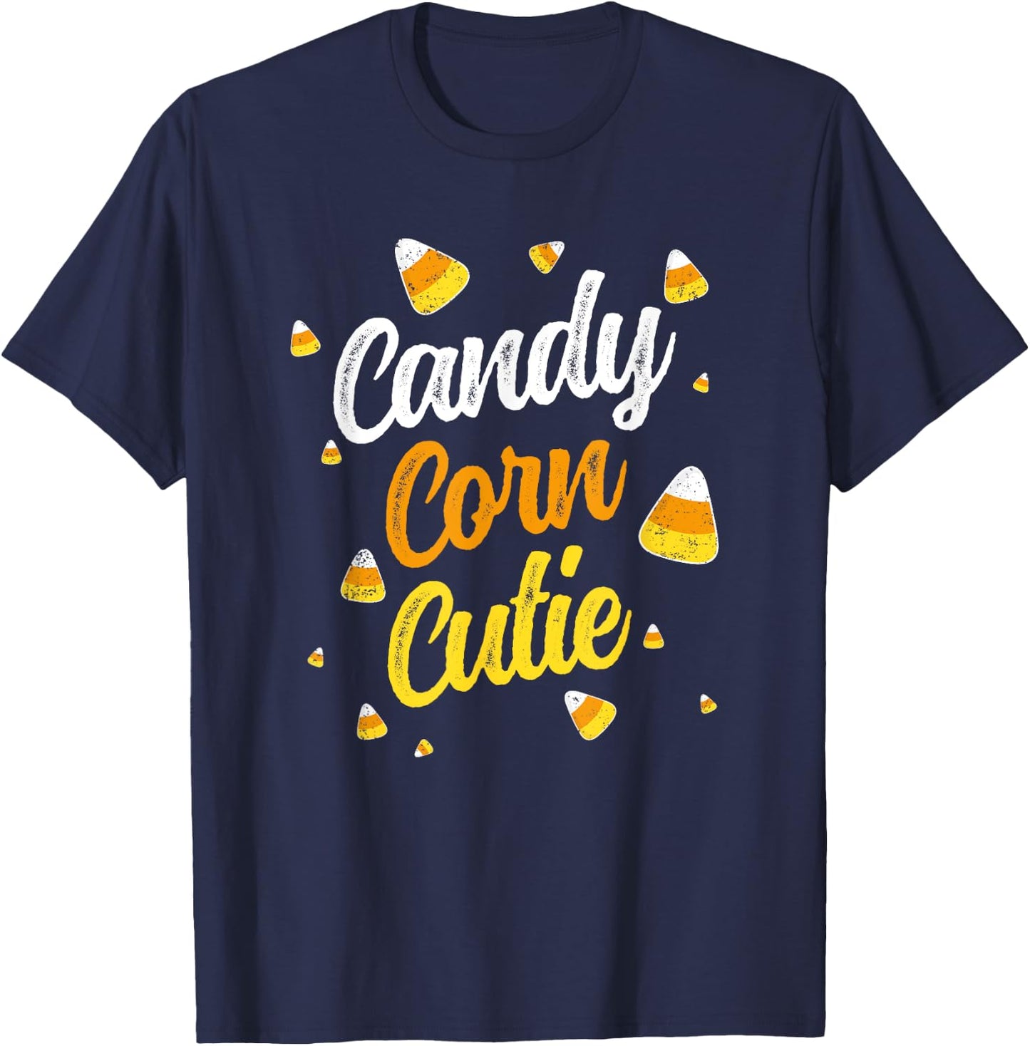 Candy Corn Cutie Halloween Cute Party T-Shirt - T-Shirt | Navy