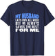 Pipeliner Wife Shirt - Funny Husband Lays Pipe Gift T-Shirt - T-Shirt | Navy