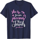 Christian Shirt Proverbs 31 Precious Bible Verse T-Shirt - T-Shirt | Navy