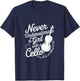 Never Underestimate a Girl with a Cello T-Shirt - T-Shirt | Navy