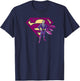 Superman Bizarro & Logo T-Shirt - T-Shirt | Navy
