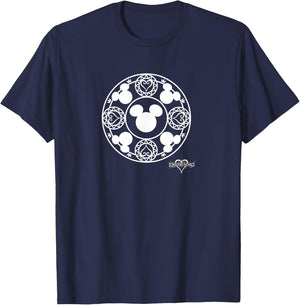 Kingdom Hearts - Mickey Key Emblem T-Shirt - T-Shirt | Navy