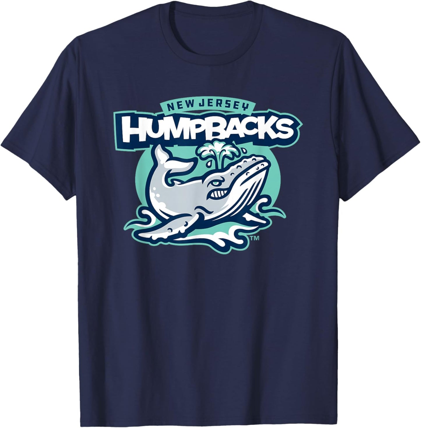 NLL UnBOXed New Jersey Humpbacks Primary Logo T-Shirt - T-Shirt | Navy