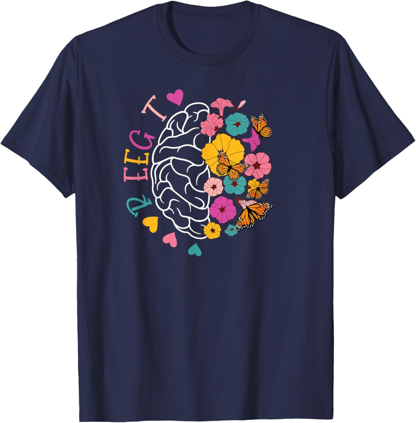 R EEG T EEG Tech EEG Technician Appreciation T-Shirt - T-Shirt | Navy