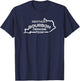 Kentucky Bourbon Drinking Team State - Whiskey Lover T-Shirt - T-Shirt | Navy