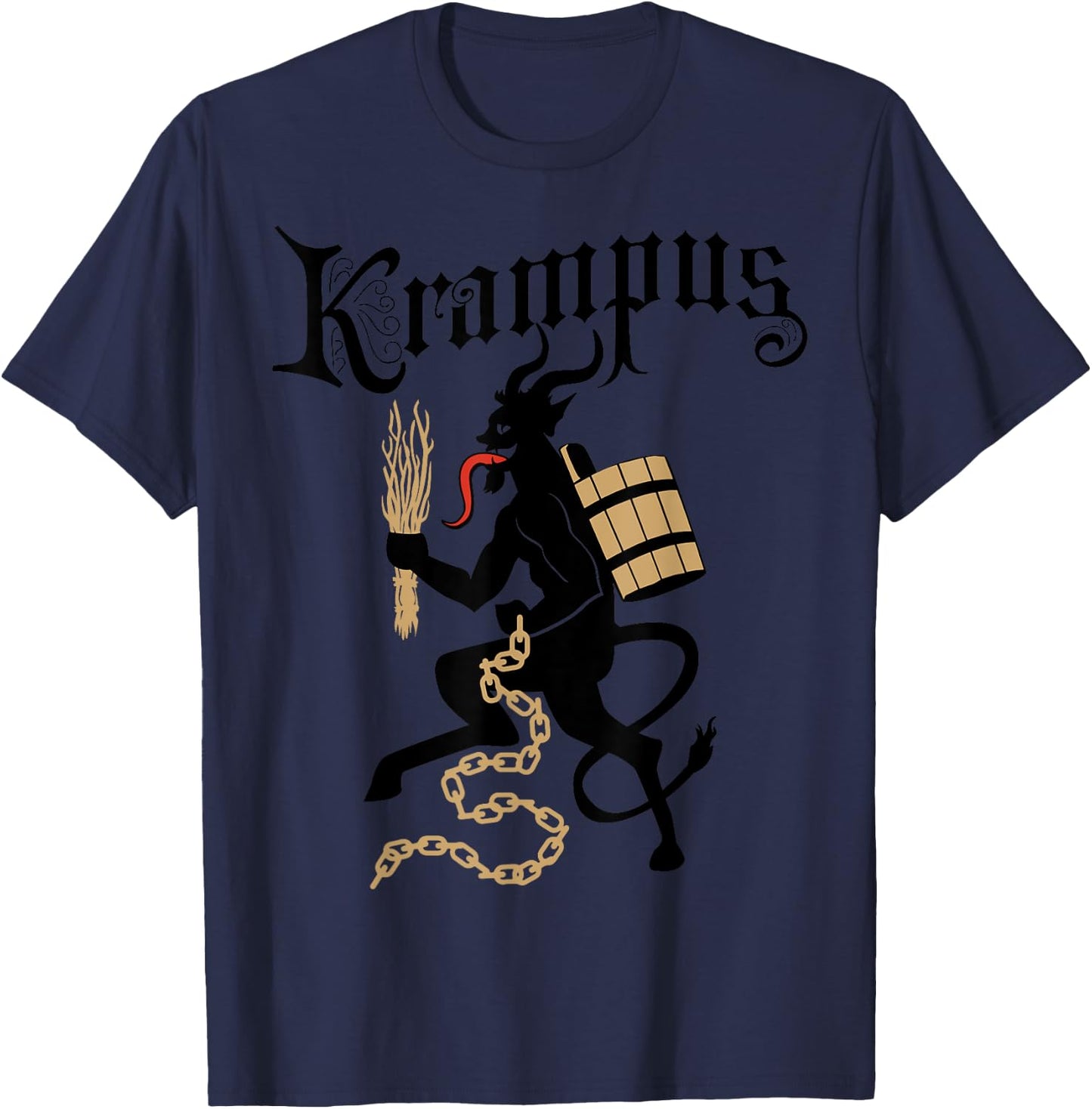 Holiday Krampus T-Shirt - T-Shirt | Navy