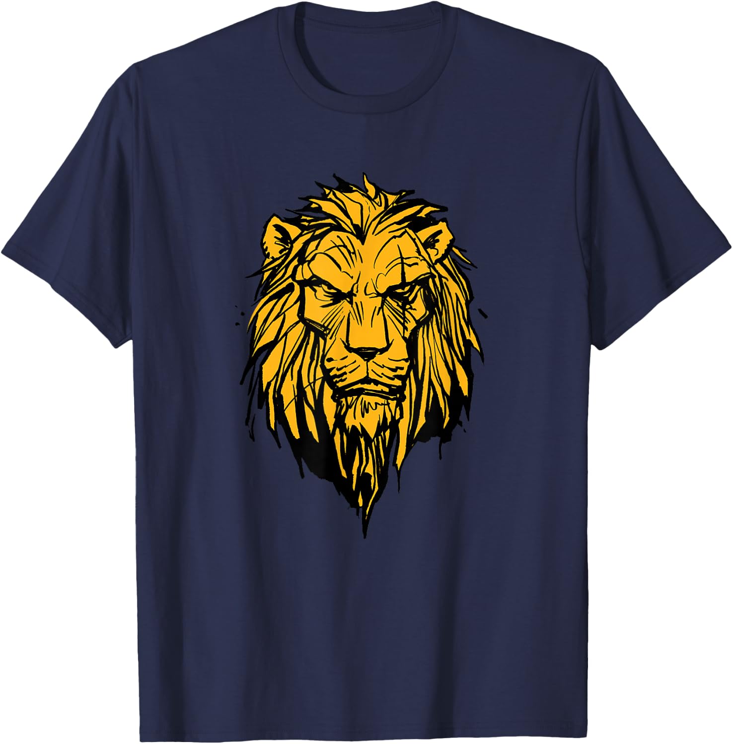 Disney The Lion King Scar Live Action Movie T-Shirt - T-Shirt | Navy