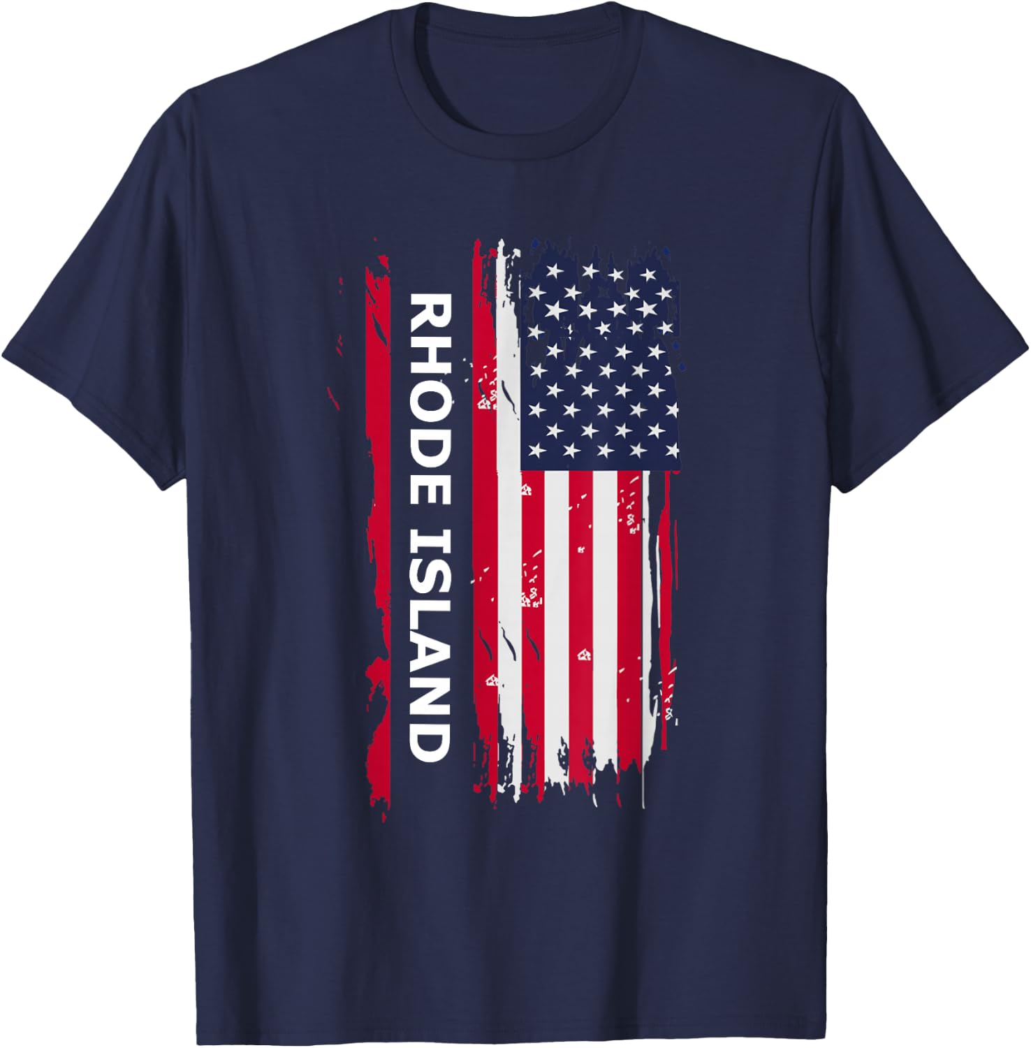 State Of Rhode Island T-Shirt - T-Shirt | Navy
