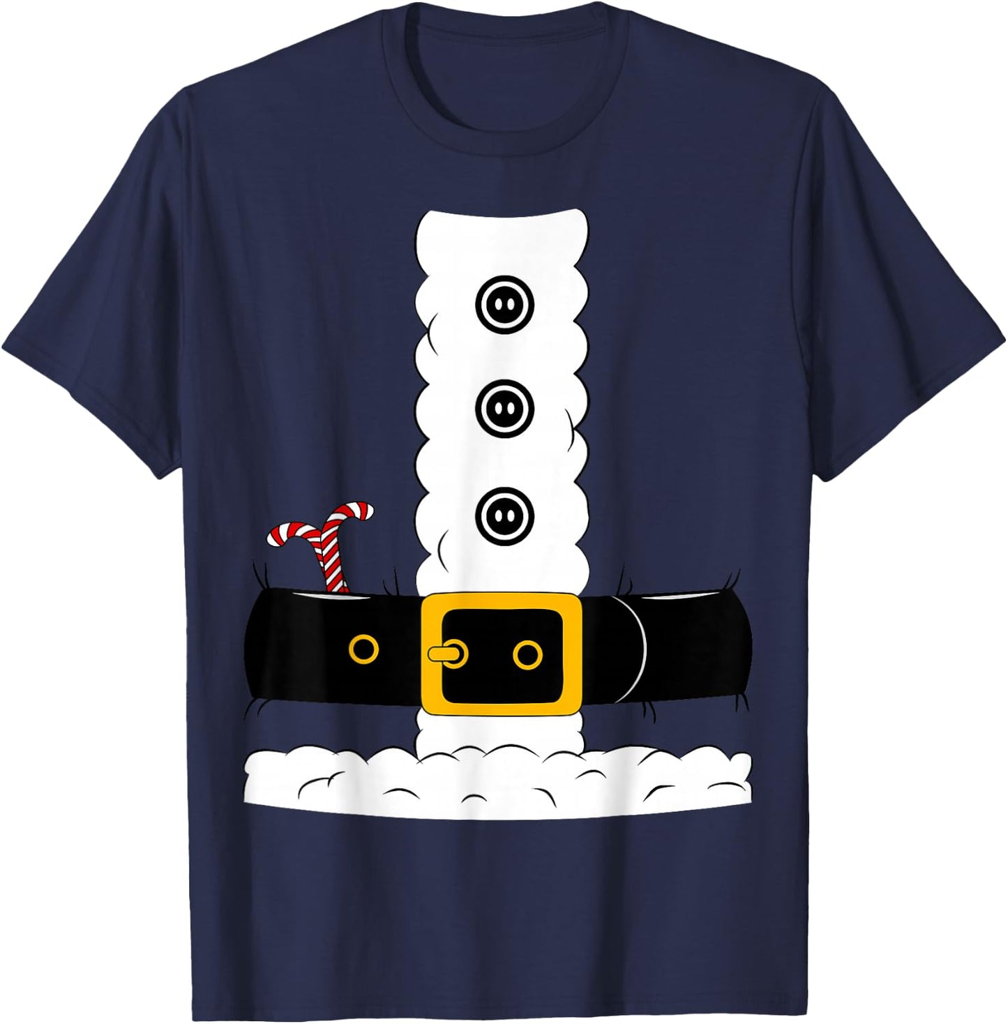 Christmas Santa Claus Suit Adult Men Women Kids T-Shirt - T-Shirt | Navy