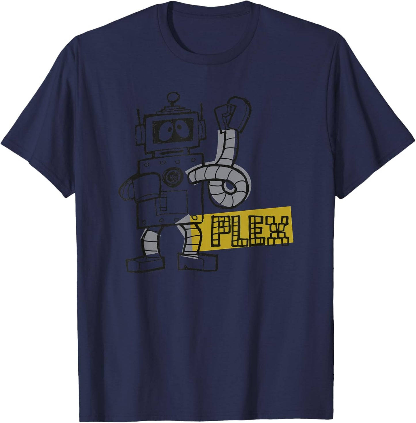Yo Gabba Gabba - Sketch Plex T-Shirt - T-Shirt | Navy