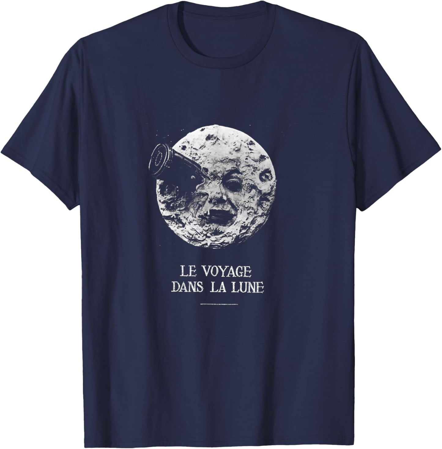 A Trip to the Moon (1902) Silent Movie Moon T-Shirt - T-Shirt | Navy