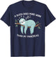 A Sloth Does More Work Than My Pancreas - Diabetes Awareness T-Shirt - T-Shirt | Navy