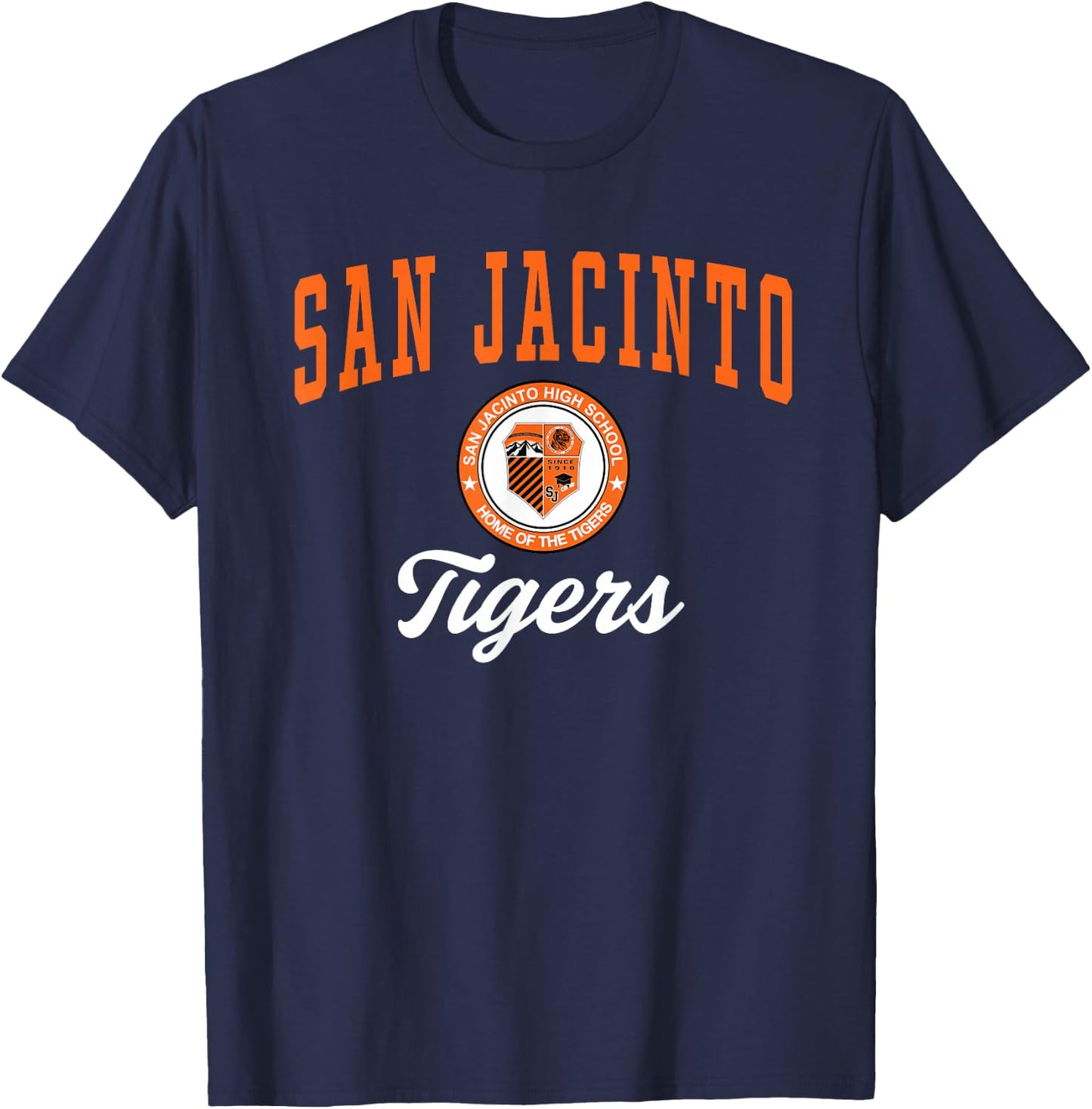 San Jacinto High School Tigers C3 T-Shirt - T-Shirt | Navy