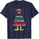 Theatre Teacher Christmas - Elf Christmas Cheer Women Kids T-Shirt - T-Shirt | Navy
