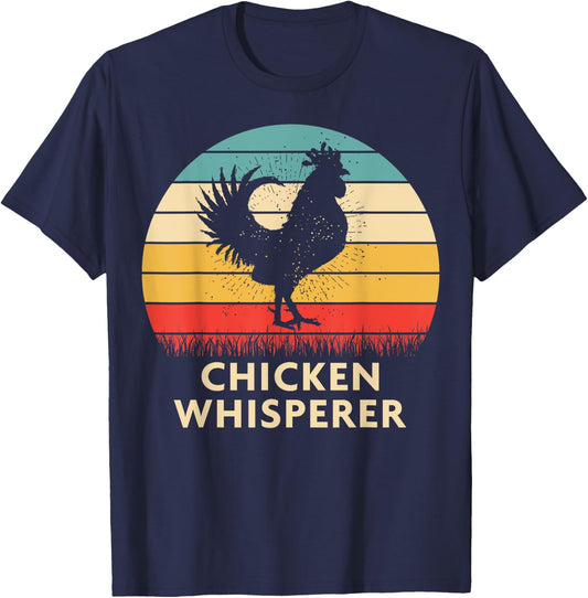 Chicken Whisperer - Chicken Lover T-Shirt - T-Shirt | Navy