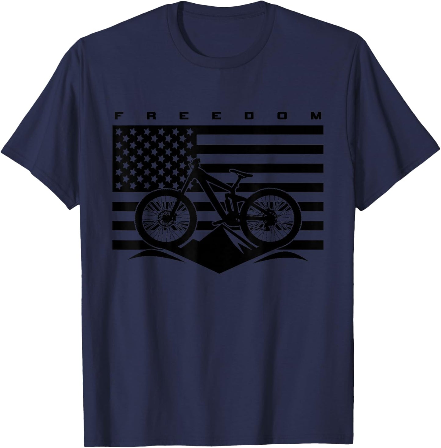 MTB Mountain Bike T-Shirt - T-Shirt | Navy