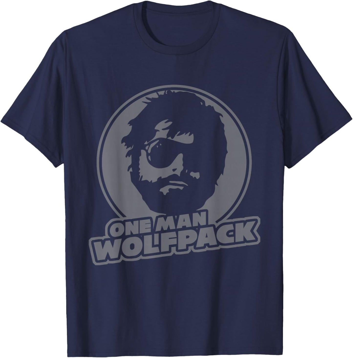 One Man Wolf Pack | Lifetime Wolf Pack Member T-Shirt - T-Shirt | Navy