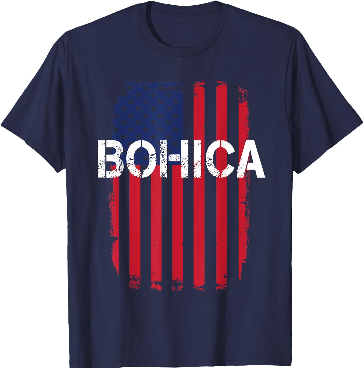 Funny Army Saying Veteran Slang Bend Over BOHICA T-Shirt - T-Shirt | Navy