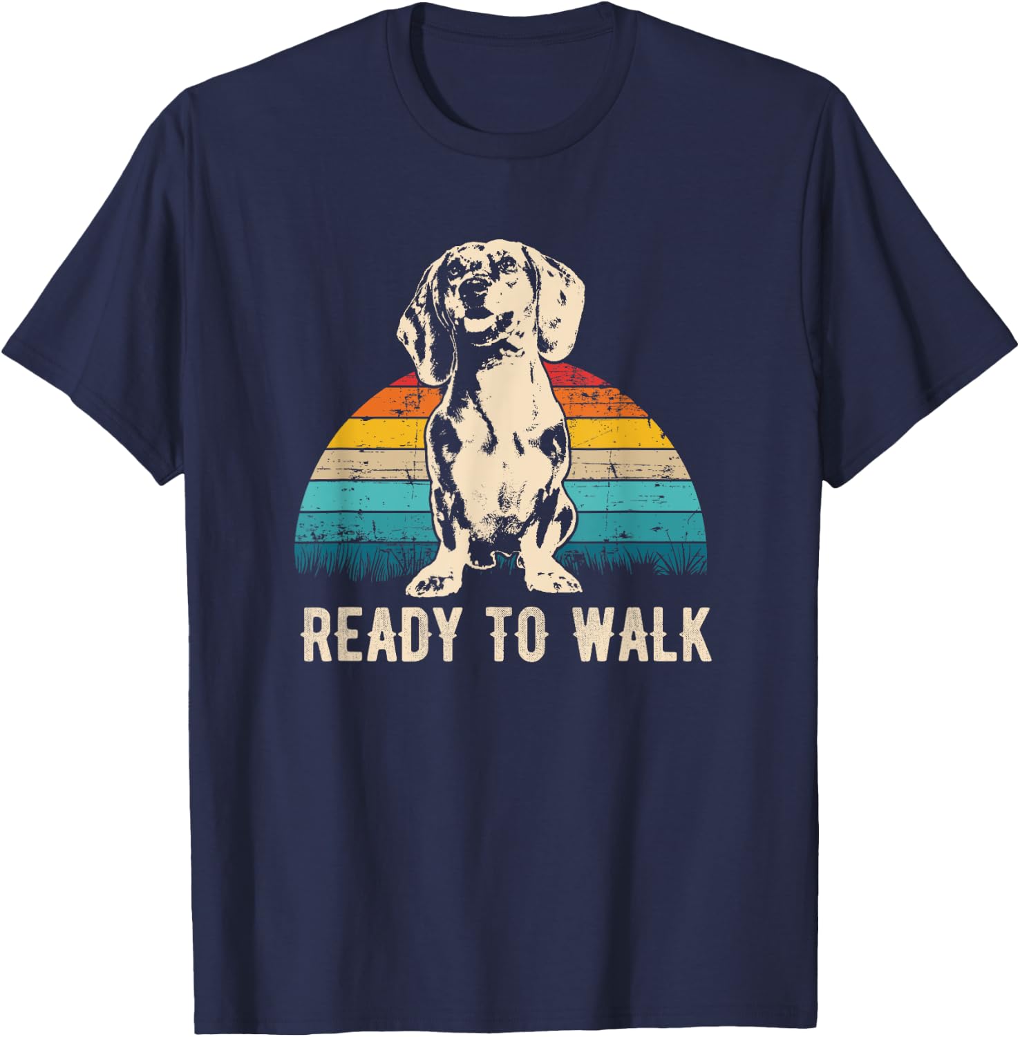Dachshund Doxie Wiener Sausage Dog Men Women Kids T-Shirt - T-Shirt | Navy