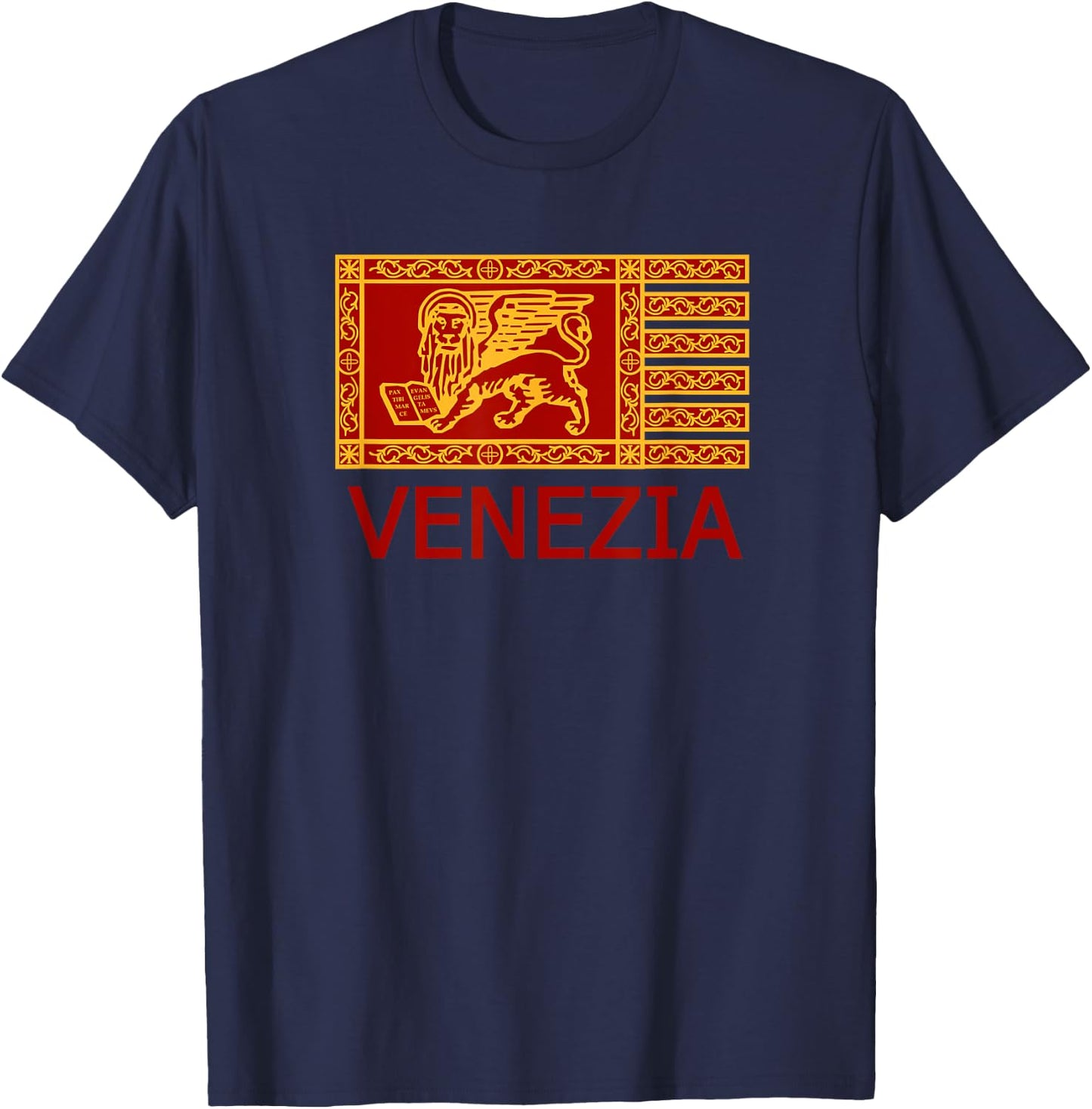 Venezia Flag Venice Italy Italia T-Shirt - T-Shirt | Navy