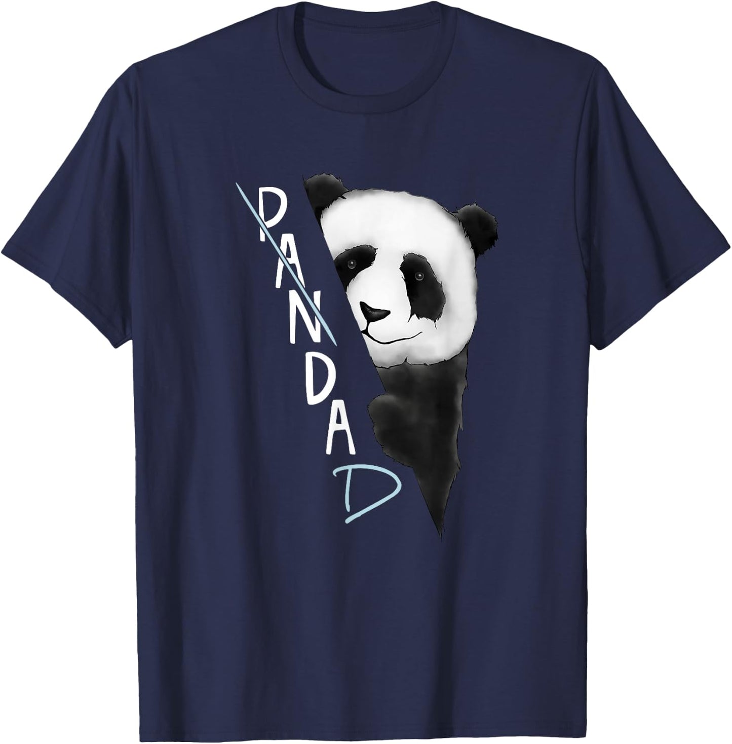 PanDAD | Panda Bear Bad Dad Joke Fathers Day T-Shirt - T-Shirt | Navy